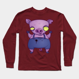 Zombie Piggy Long Sleeve T-Shirt